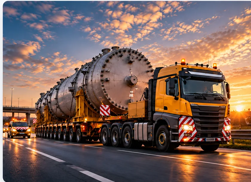 Transport ponadgabarytowy realizowany przez DEMONT